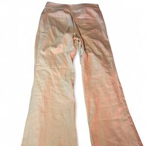 Loft Tan Linen Wide Leg Pants Size 10 Excellent Condition
